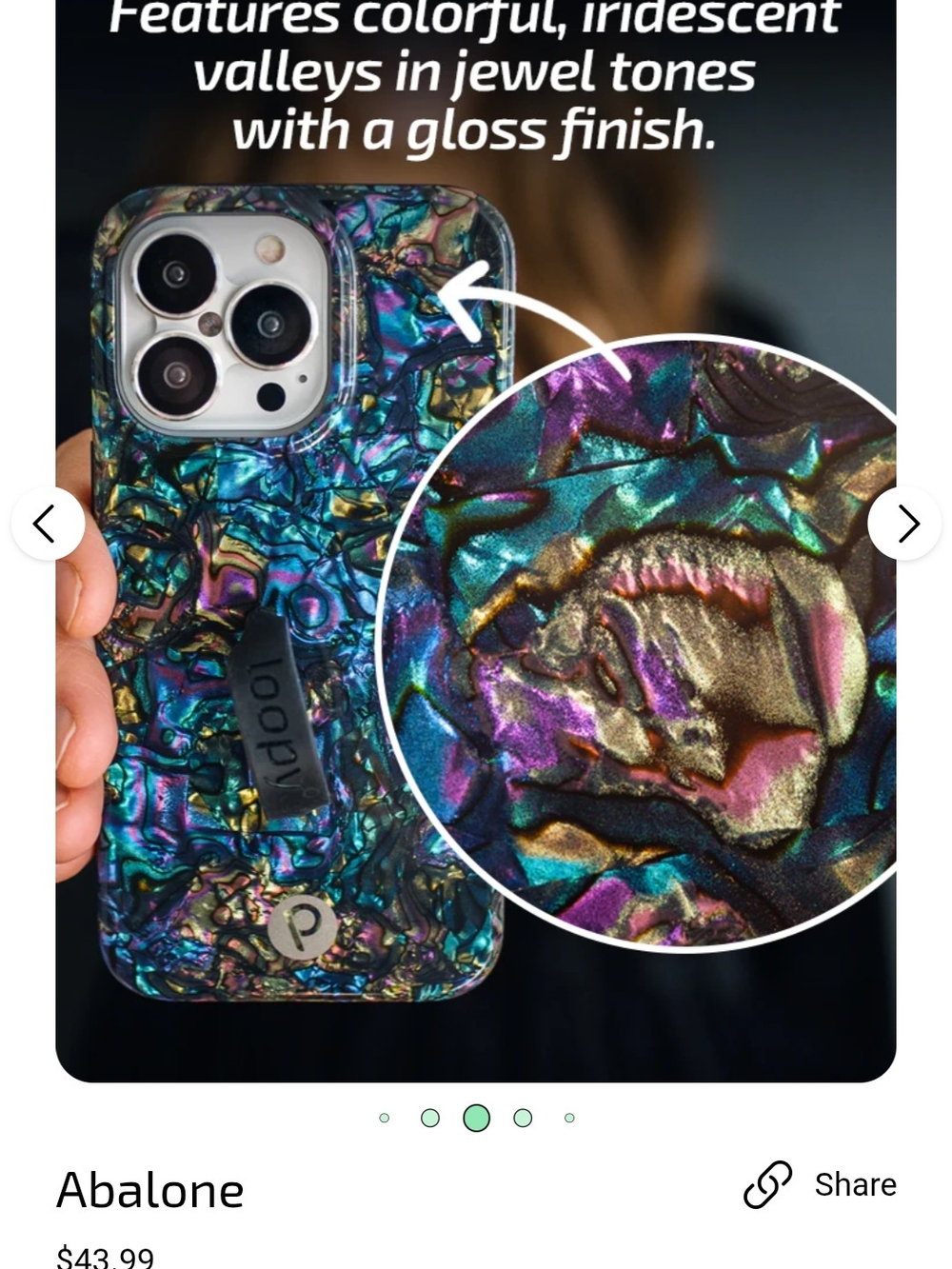 Loopy Case Google Pixel 8 Abalone Iridescent Phone Case